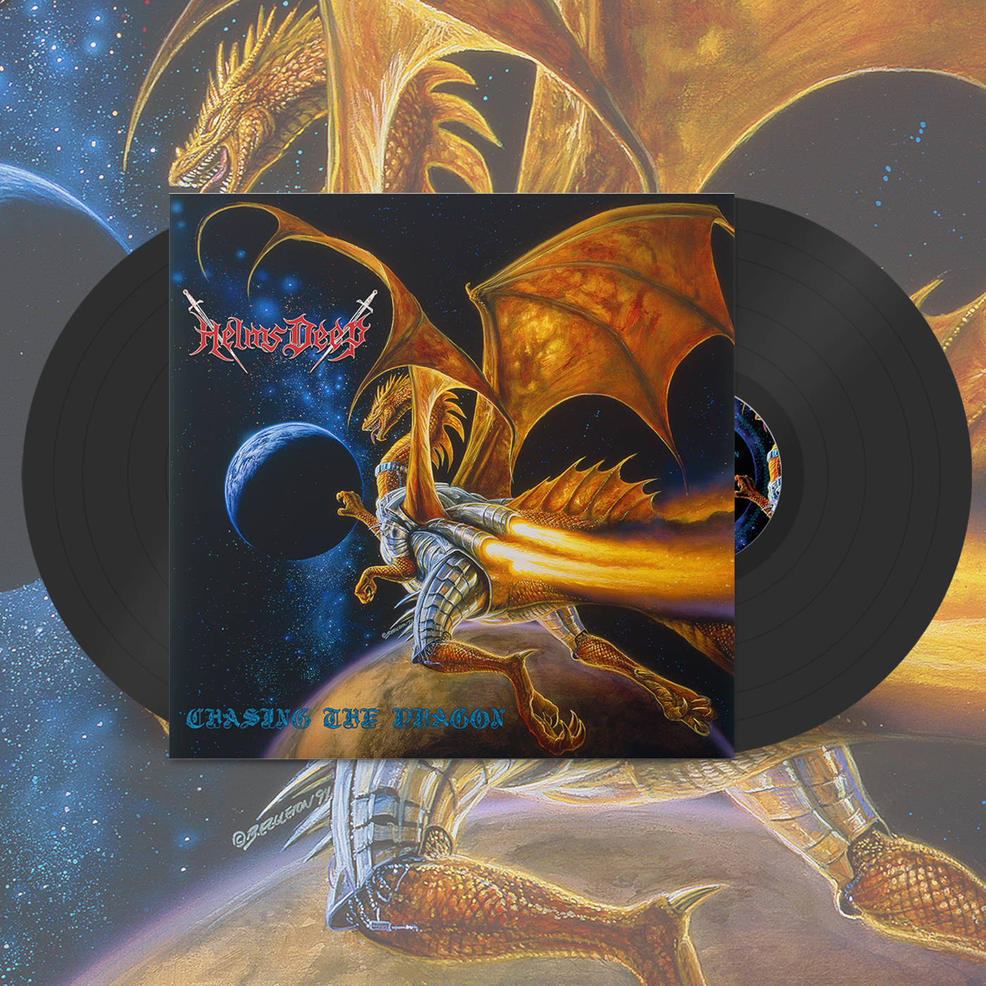 Helms Deep - Chasing the Dragon 2LP PRESALE