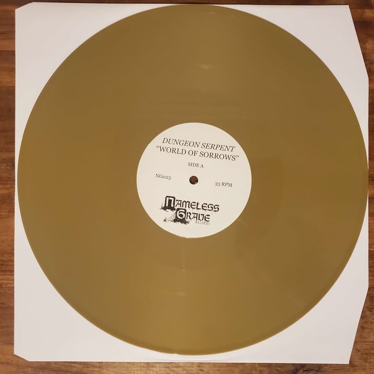 Dungeon Serpent - World of Sorrows LP REPRESS