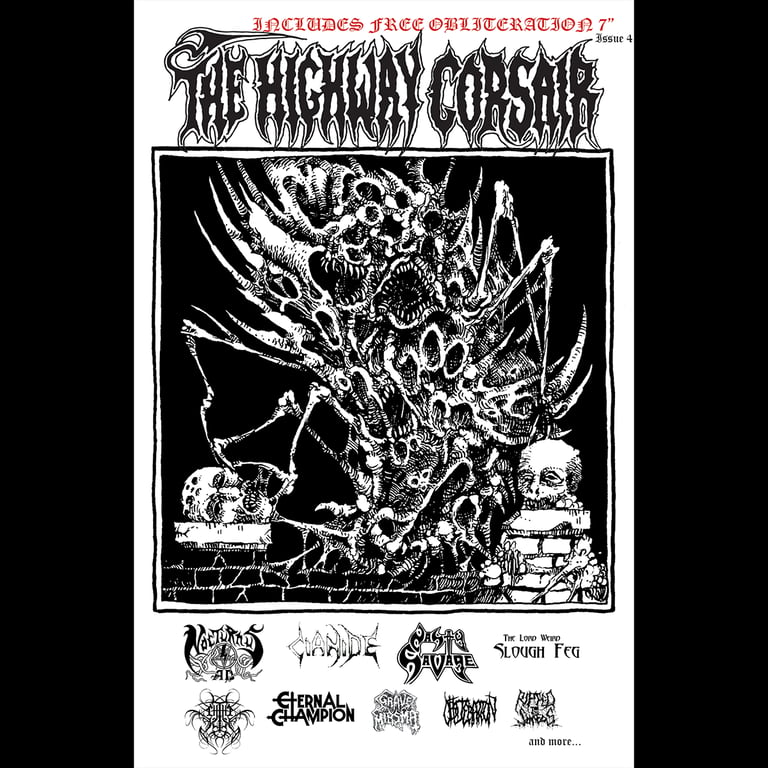 The Highway Corsair Zine #4 + Obliteration (Nor) 7"