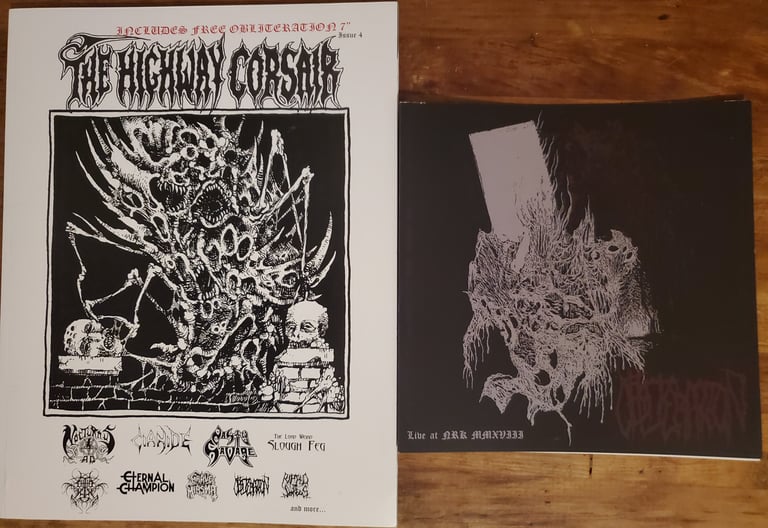 The Highway Corsair Zine #4 + Obliteration (Nor) 7"