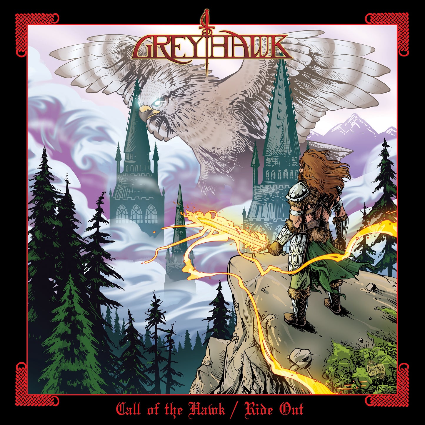Greyhawk - Call of the Hawk / Ride Out LP