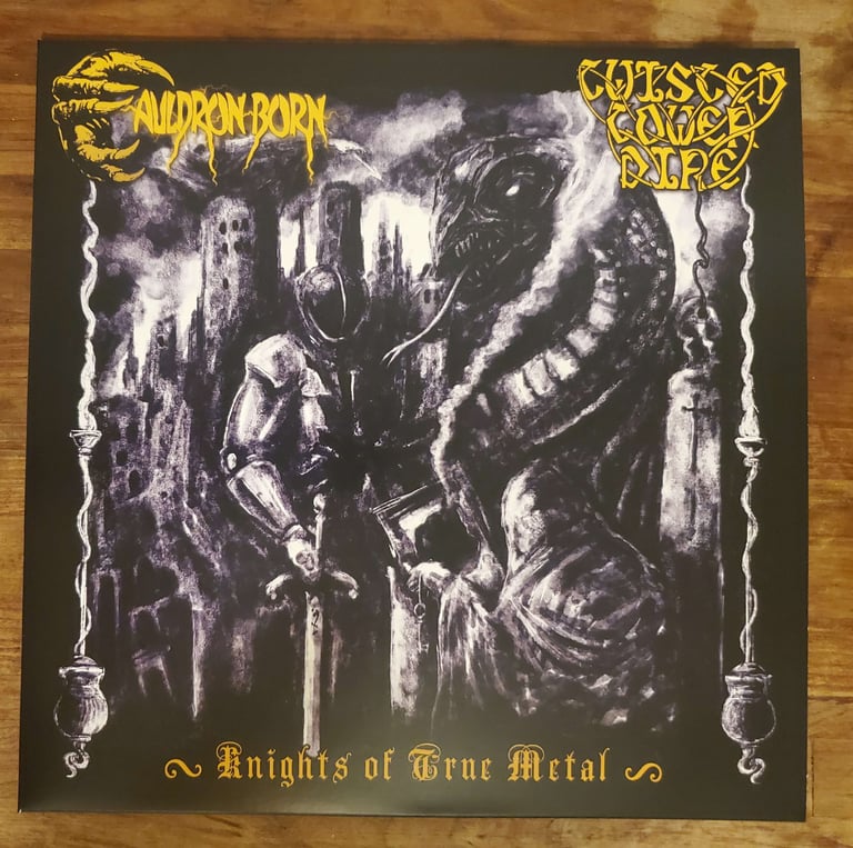 Twisted Tower Dire / Cauldron Born - Knights of True Metal LP