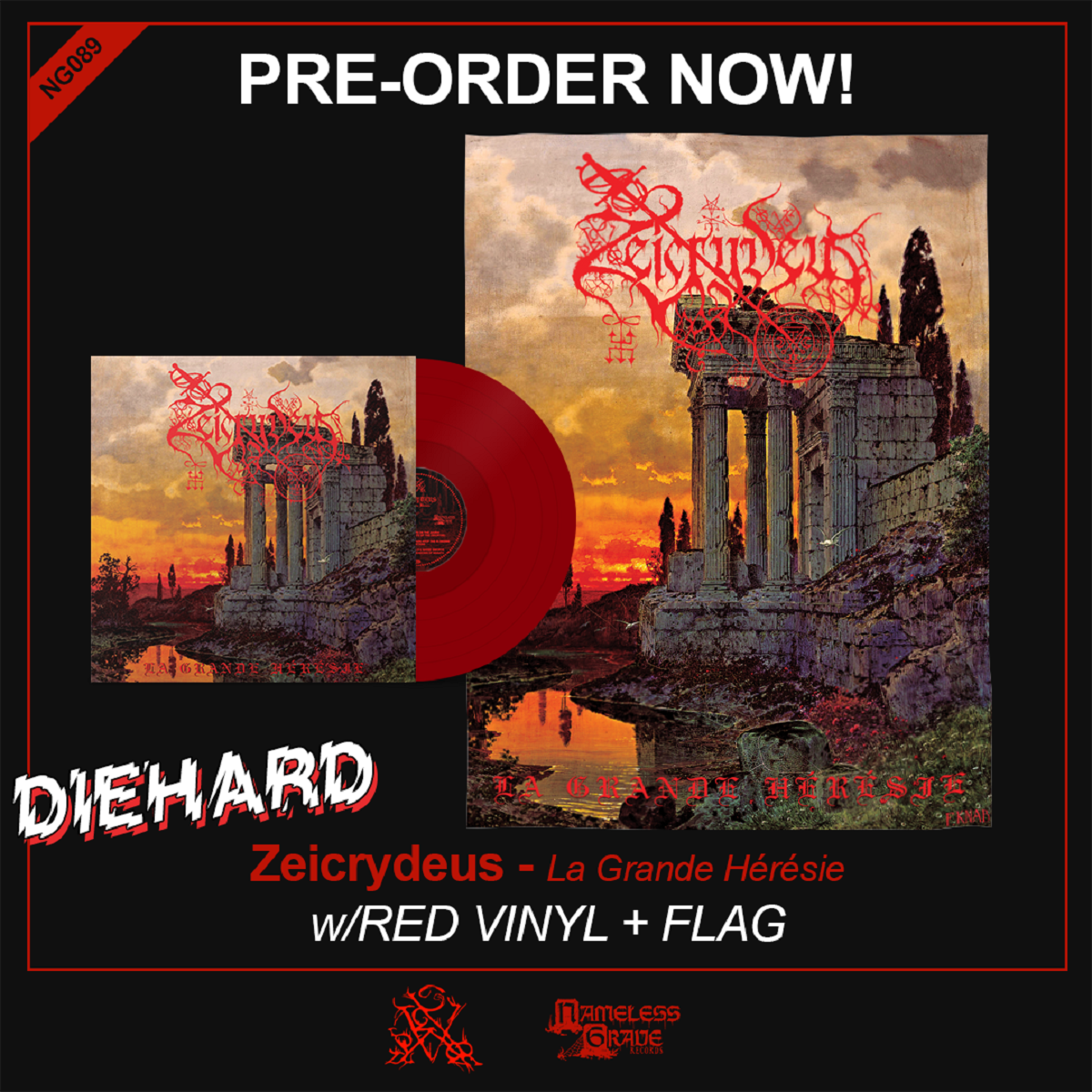 Zeicrydeus - La grande hérésie SECOND PRESS LP - PRESALE