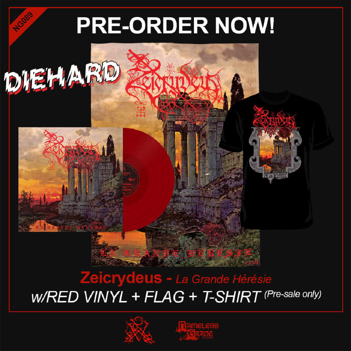 Zeicrydeus - La grande hérésie SECOND PRESS LP - PRESALE
