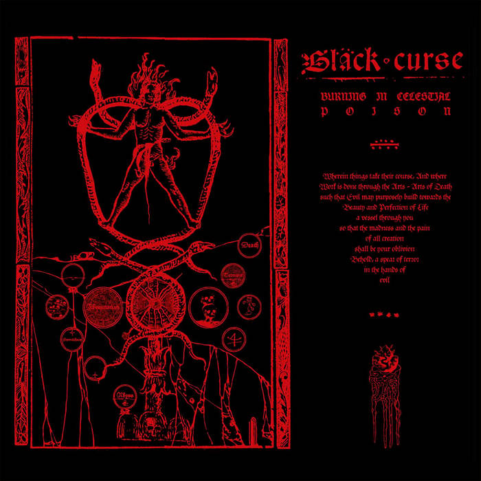 Black Curse - Burning in Celestial Poison LP